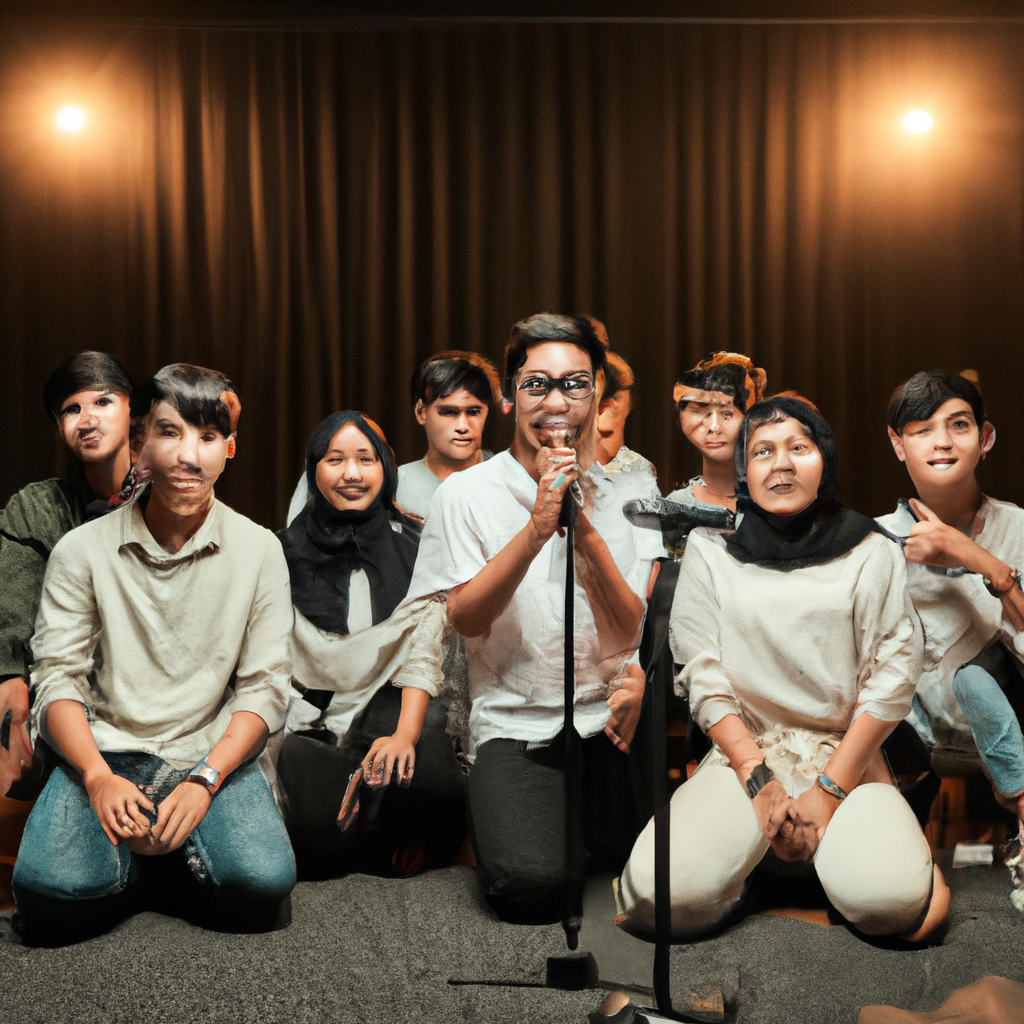 First Jakarta masterclass with small group and microphones